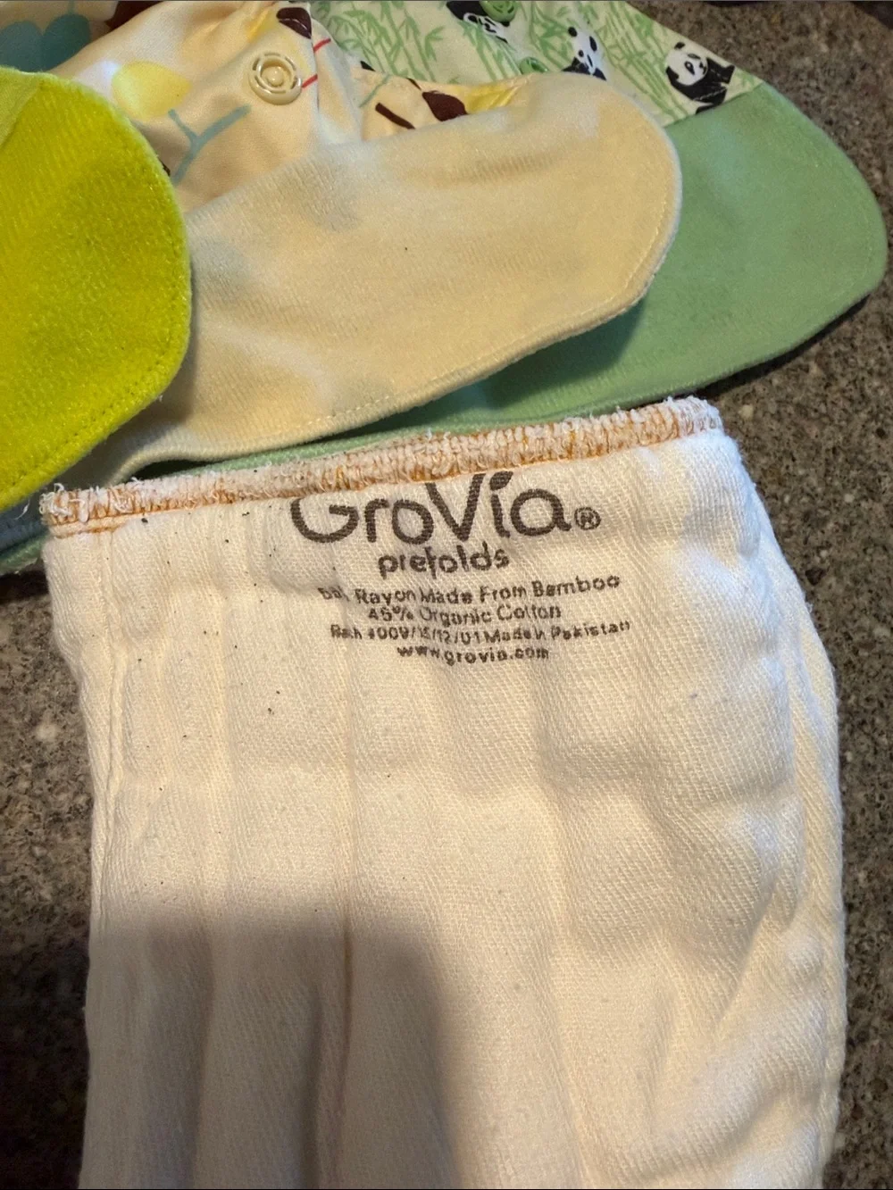 GroVia Multi-Color Reusable Cloth Training Pants diaper system